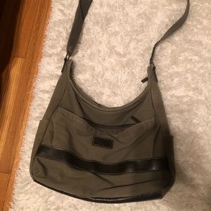 Roots Khaki cross body bag